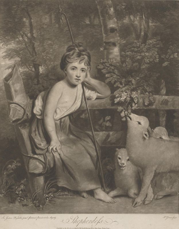Shepherdess (Miss Mary Palmer as the Young Shepherdess)