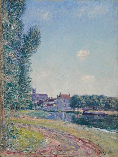 View of Moret and the Banks of the Loing