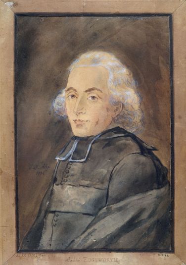 Portrait d'Henry Essex d'Edgeworth ( 1745-1807), abbé Edgemorth de Firmont.