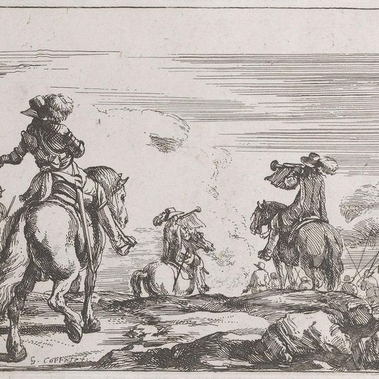Plate 1: the departure of the armies