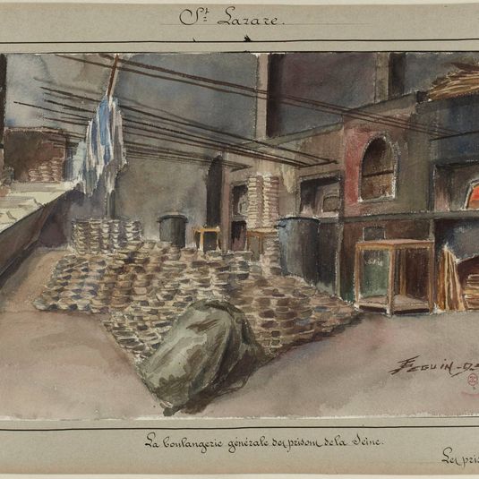 [Les prisons de Paris]; La boulangerie générale des prisons de la Seine; Saint Lazare
