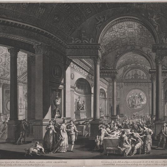 Fete Champetre, 9 June 1774 (Inside of the Supper-Room)