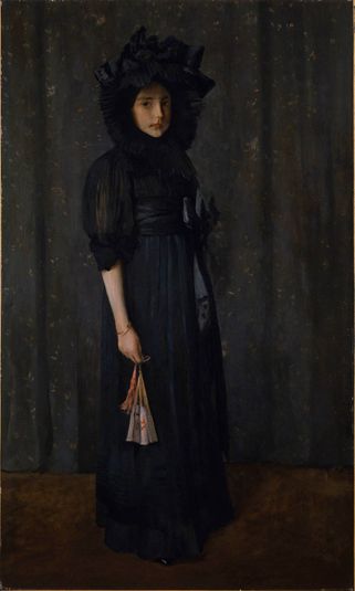 Artist's Daughter in Mother's Dress (Young Girl in Black)
