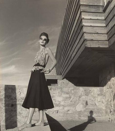 Rose Pauson House from 'Flight to the Valley of the Sun', Harper's Bazaar, January 1942