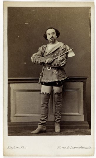 Portrait de Montaubry, chanteur ténor.