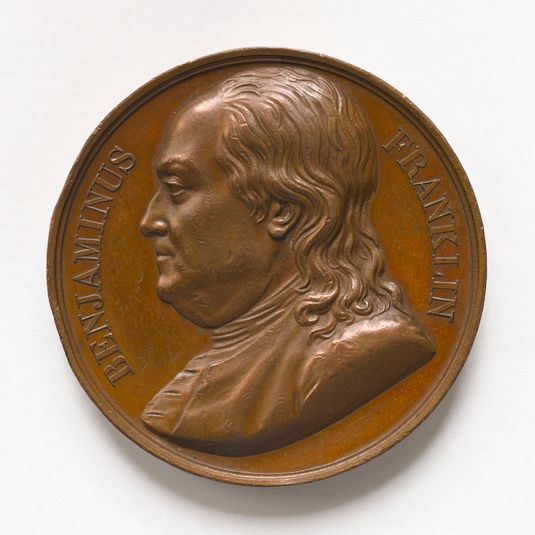 Benjamin Franklin (1706-1790), écrivain, physicien et diplomate américain, 1818
