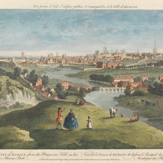 A Prospect of the City of Dublin, from the Magazine Hill, in his Majesty's Phoenix Park