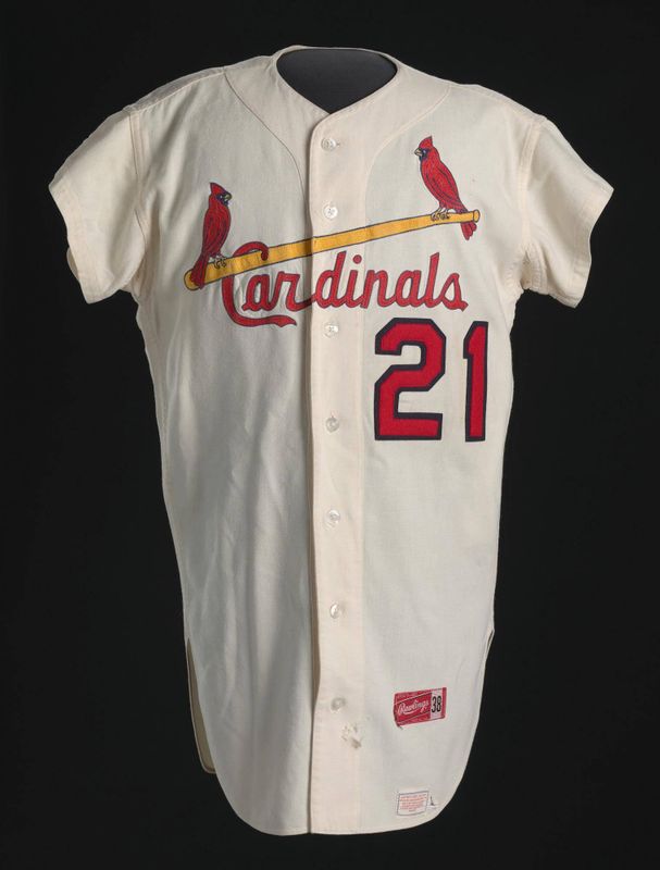 Jersey for the St. Louis Cardinals worn by Curt Flood