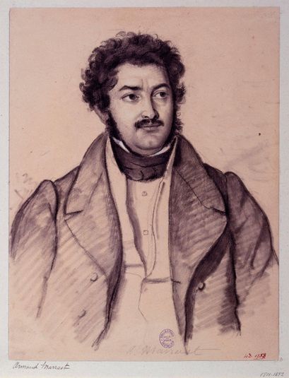 Armand Marie François Pascal Marrast (1801-1852) : portrait en buste, 1834