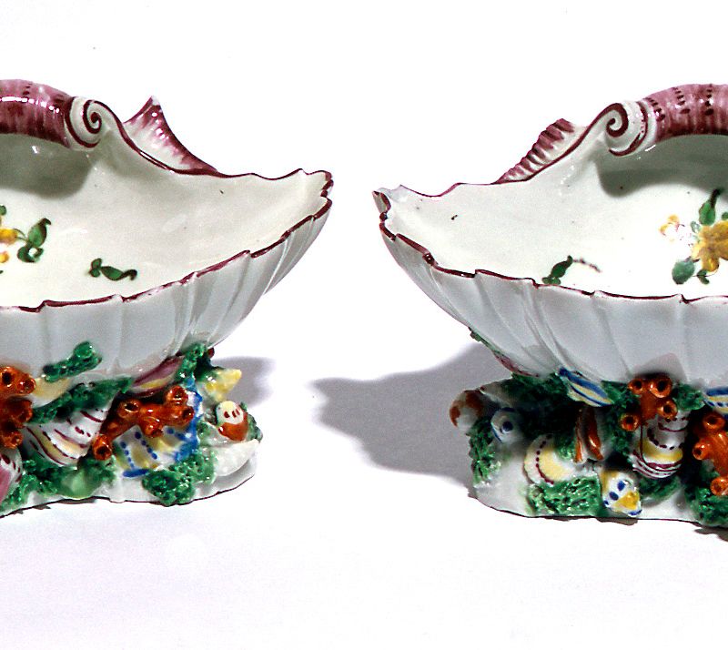 Pair of Sweetmeat Dishes or Salts, c.1768-70