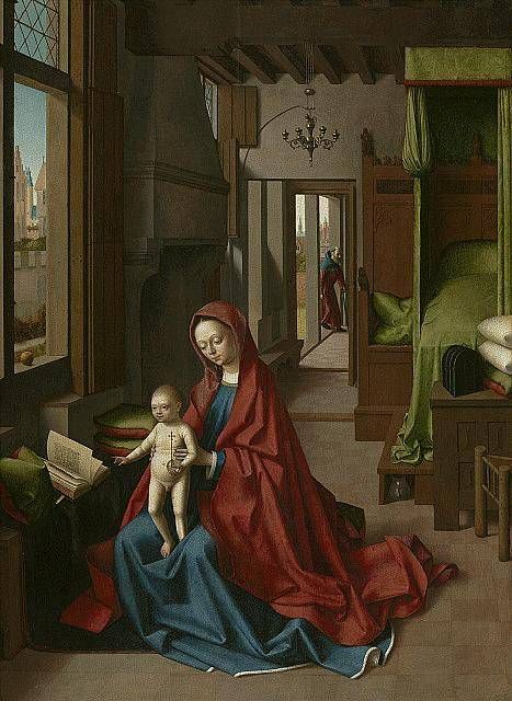 Virgin and Child in a Domestic Interior