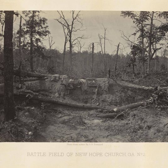 Battlefield of the New Hope Church, Georgia, No. 2 from the album Photographic Views of Sherman's Campaign