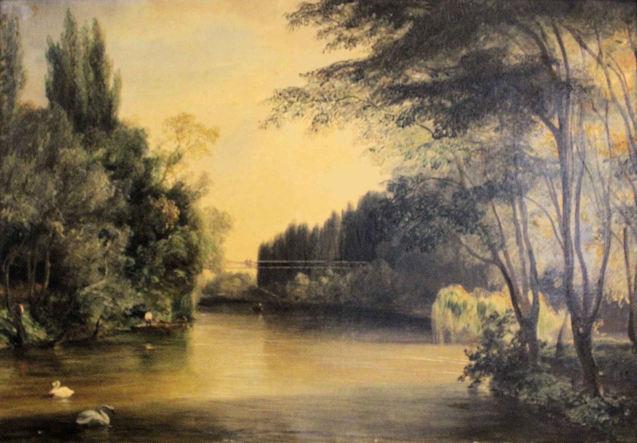 The Seine and the park of Neuilly