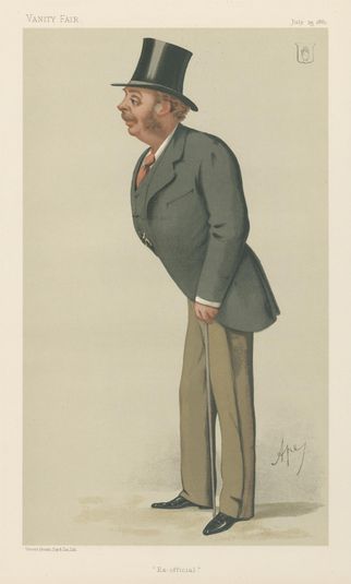 Politicians - Vanity Fair. 'Ex-official'. Sir Matthew White Ridley. 23 July 1881