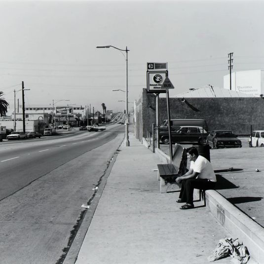 Public Transit Areas, Magnolia Ave. and Anaheim St., Looking North, from the Long Beach Documentary Survey Project