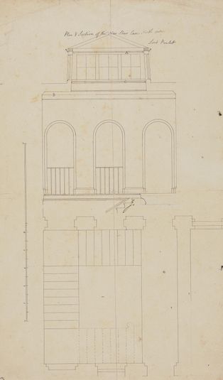 Hinton St. George, Somerset: Plan of the New Staircase