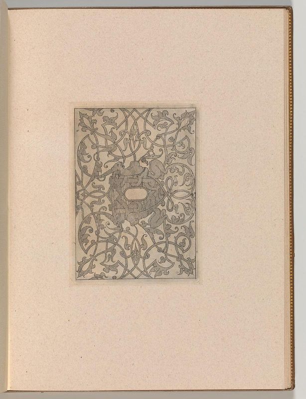 Copies after the 'Livre contenant passement de moresques' (plate 5)