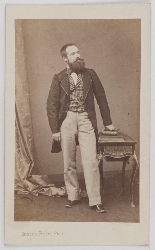 Portrait d'Adolphe Yvon (1817-1893), peintre et homme de lettres.