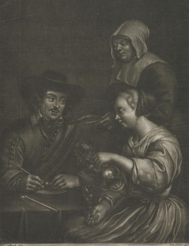Man and Woman Drinking