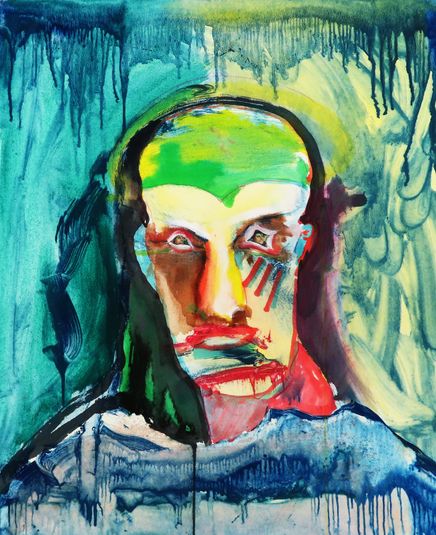 Untitled (Head with Martin Luther Eyes)