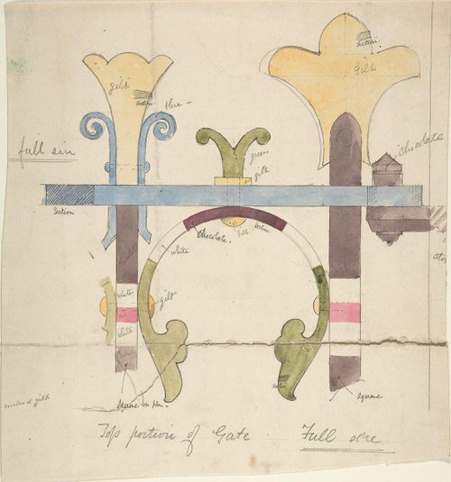 Design for Top Portion of a Gate, Full-Size