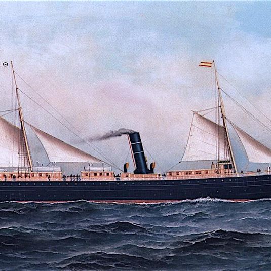 The S. S. Orizaba at Sea