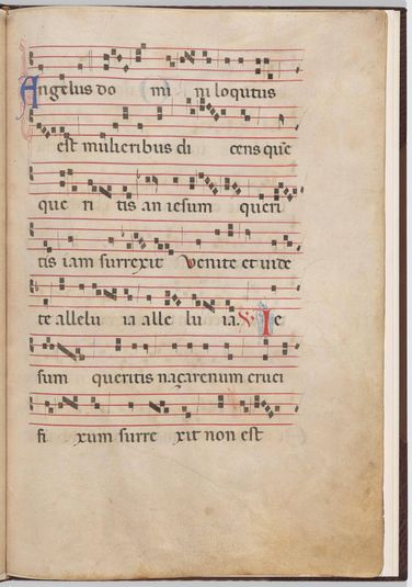 Leaf 2 from an antiphonal fragment