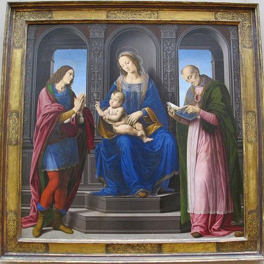 La Vierge et l'Enfant entre saint Julien et saint Nicolas de Myre