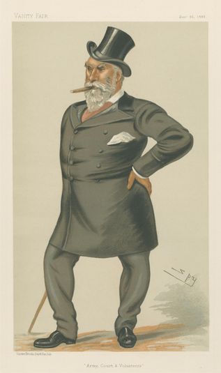 Vanity Fair: Military and Navy; 'Army, Court and Volunteers', Colonel the Hon. Charles Hugh Lindsay, December 23, 1882
