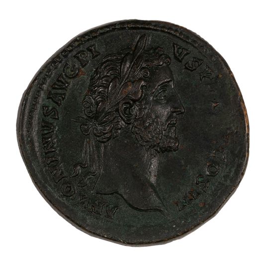 Sestertius of Antoninus Pius, Emperor of Rome from Rome