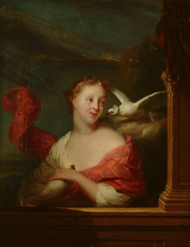 Young Woman with Pigeons (Venus?)