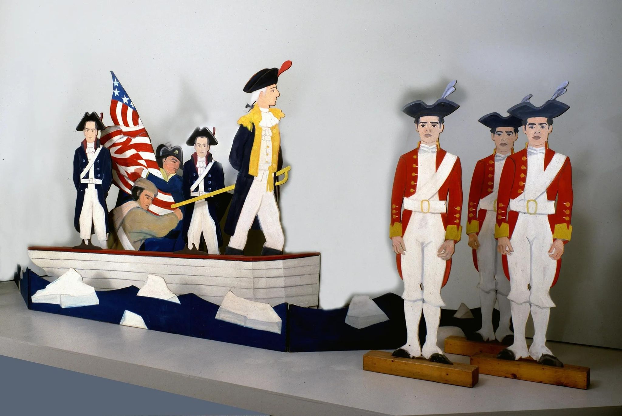 Washington Crossing the Delaware: American Revolutionary Soldier