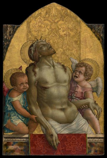 Dead Christ Supported by Two Putti