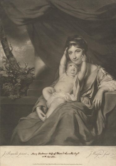 Mary Chaloner, Wife of Edward Lascelles Esq. with her son