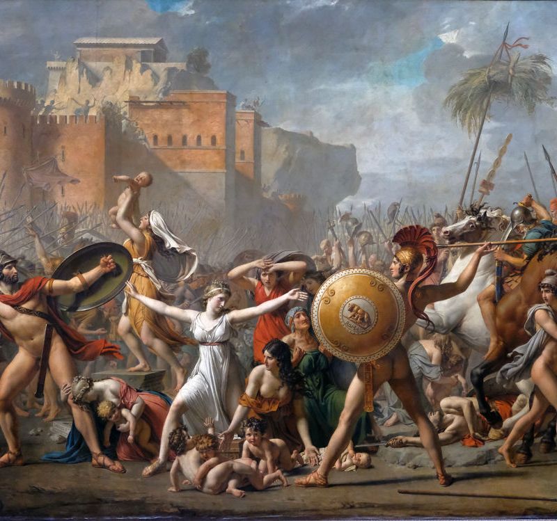 Jacques-Louis David - The Intervention of the Sabine Women Smartify Editions
