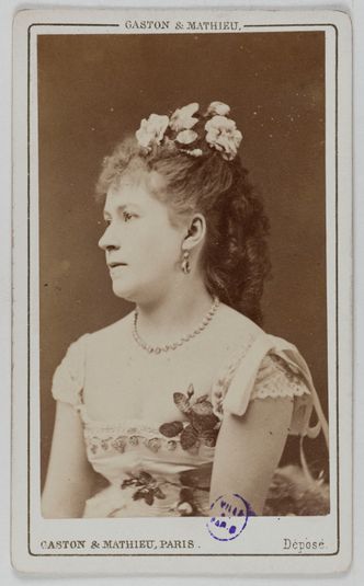 Portrait de Mme Letourneur, (danseuse)