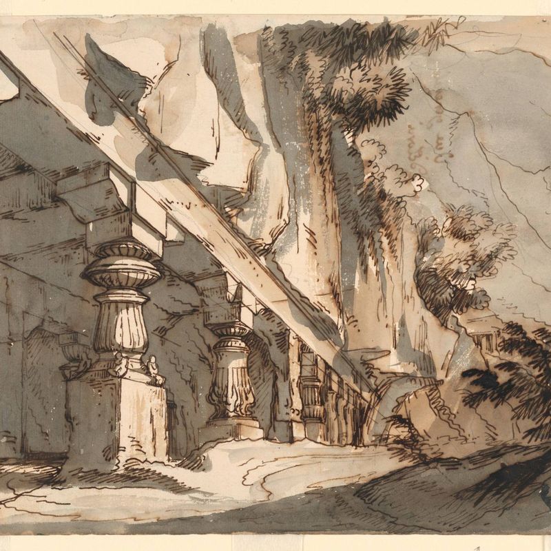 Stage Design, Cave and Temple