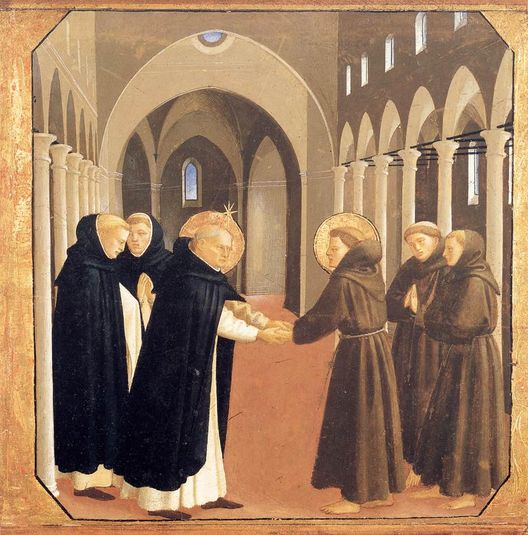 The Meeting of Sts. Dominic and Francis of Assisi