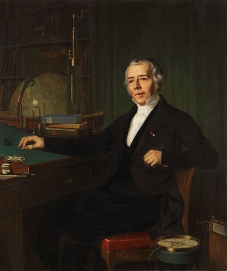 Hans Christian Ørsted, 1777-1851, professor of physics, discoverer of electromagnetism