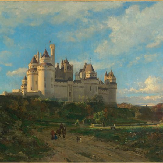 "Paysage Le Château de Pierrefonds"