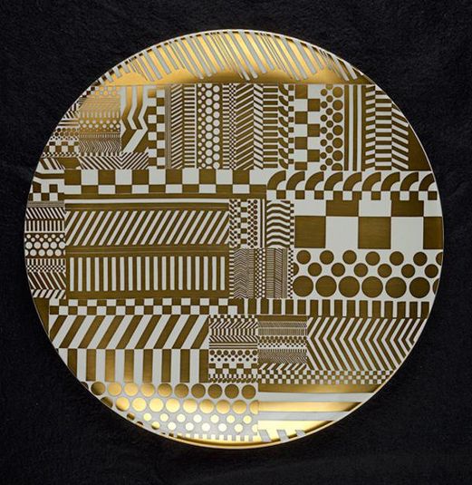 Plate (from the ‘Variations on a Geometric Theme’ series of 6 plates)