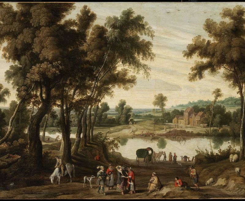 Landscape with Gentlefolk and Gypsies