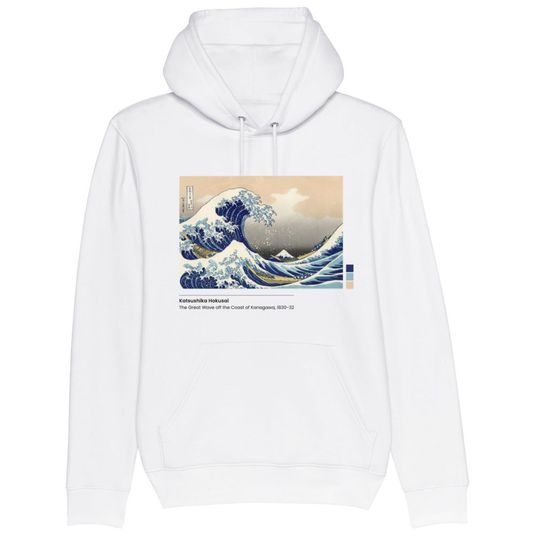 The Great Wave off Kanagawa, Hokusai, Unisex Pullover Hoodie Smartify