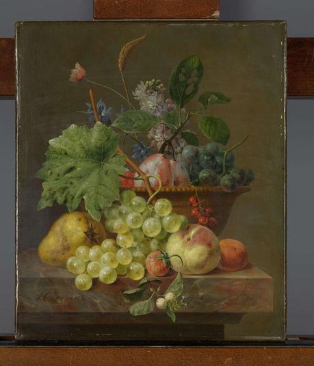 Still Life with Fruit in a Terracotta Dish