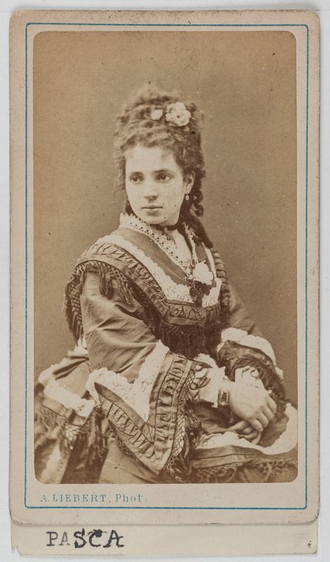 Portrait de Pasqua (ou Pasca), actrice.