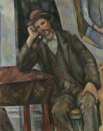 Man Smoking a Pipe by Paul Cézanne