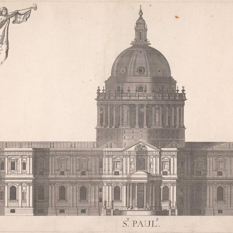 The South Prospect of the Cathedral of St. Paul's London