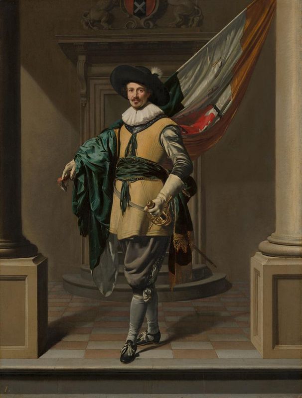 Portrait of Loef Vredericx (1590-1668) as an Ensign