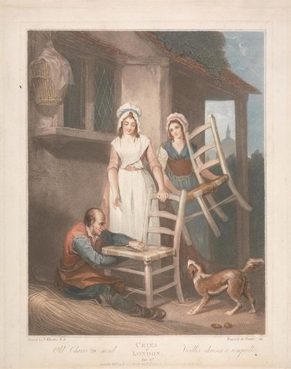 'Cries of London' Plate 10: "Old Chairs to mend"