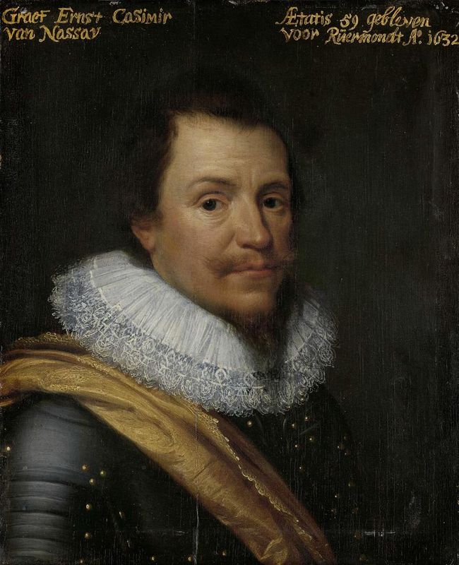 Portrait of Ernst Casimir I, Count of Nassau-Dietz